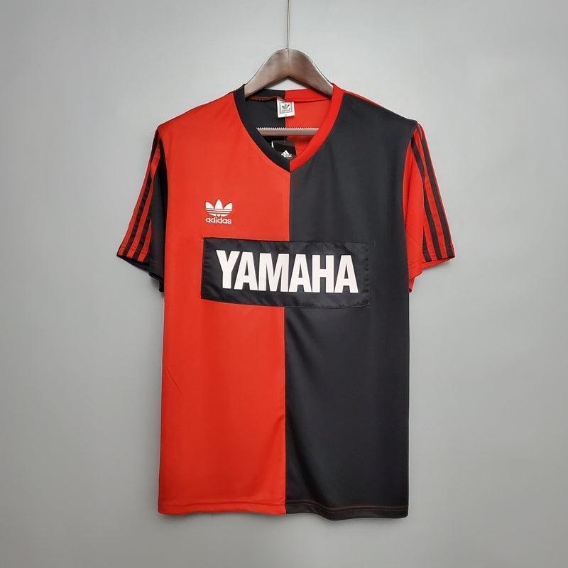 Camisa Newell's Old Boys Retrô 1993 Vermelha e Preta - Adidas - Loja da Seven Oficial