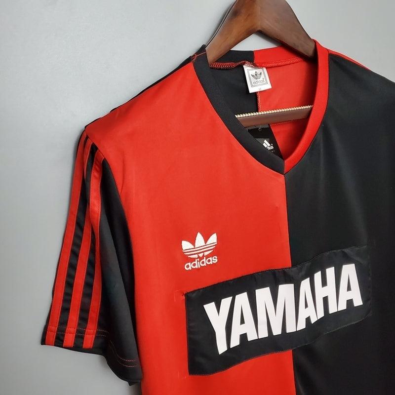 Camisa Newell's Old Boys Retrô 1993 Vermelha e Preta - Adidas - Loja da Seven Oficial