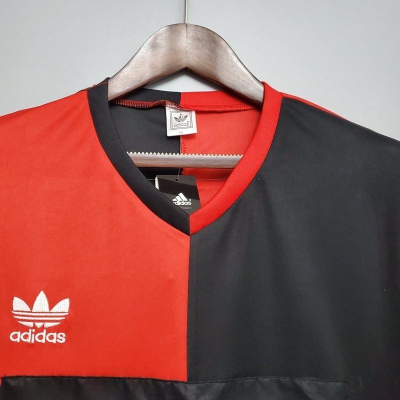 Camisa Newell's Old Boys Retrô 1993 Vermelha e Preta - Adidas - Loja da Seven Oficial