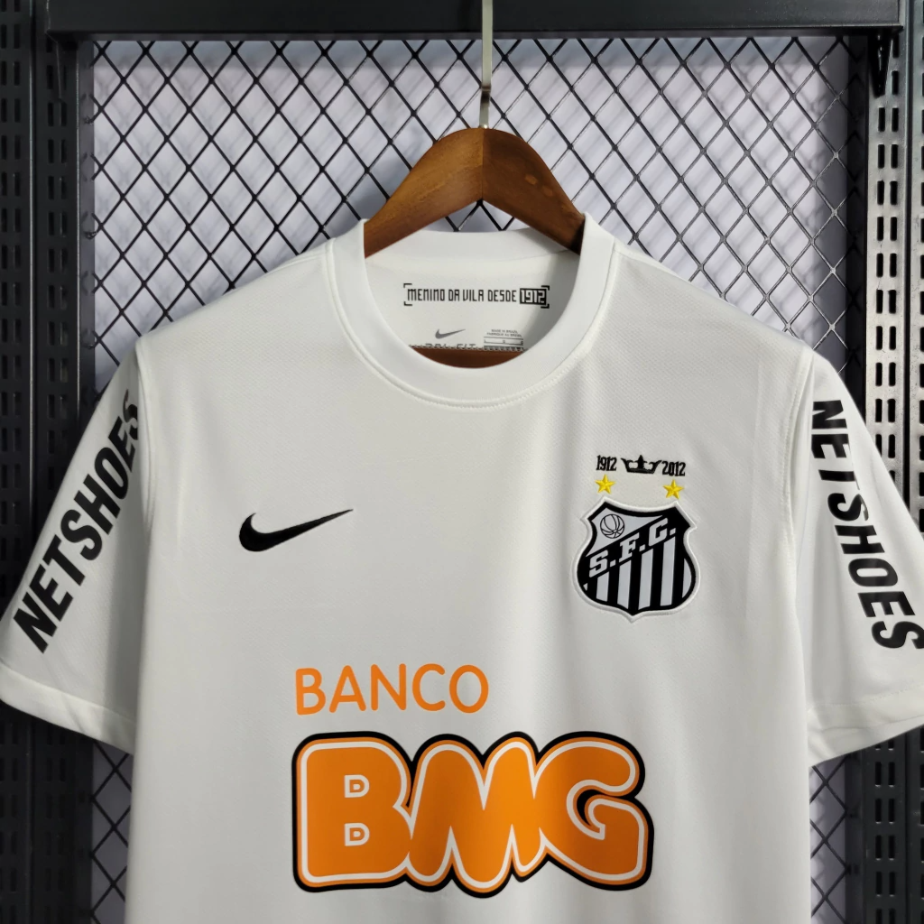 Camisa Santos Nike Retrô Home 2012 - Branca