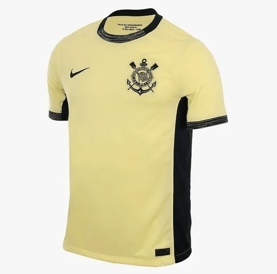 Camisa Nike Corinthians III 2023/24 - Amarelo - Loja da Seven Oficial