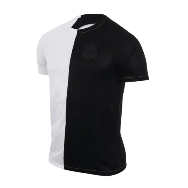 Camisa Nike Corinthians Pré Jogo 2023/24 - Branco e Preto - Loja da Seven Oficial