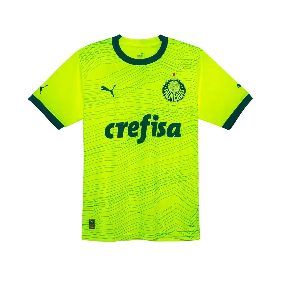 Camisa Palmeiras III 23/24 - Verde Limão - Loja da Seven Oficial