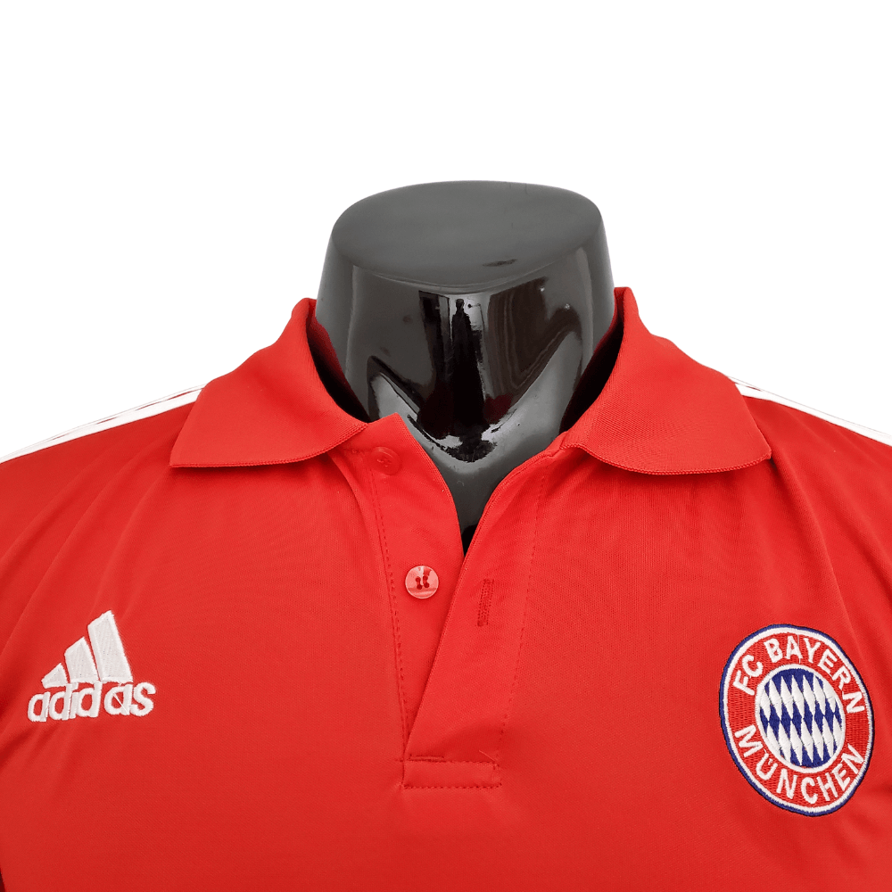 Camisa Polo Bayern de Munique Vermelha - Masculina - Loja da Seven Oficial