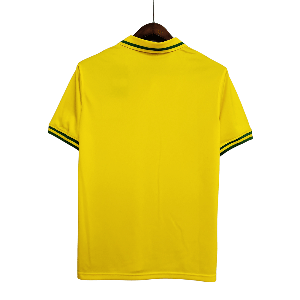 Camisa Polo Brasil Amarela - Masculina - Loja da Seven Oficial