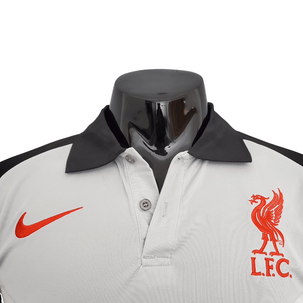 Camisa Polo Liverpool Branca - Masculina - Loja da Seven Oficial