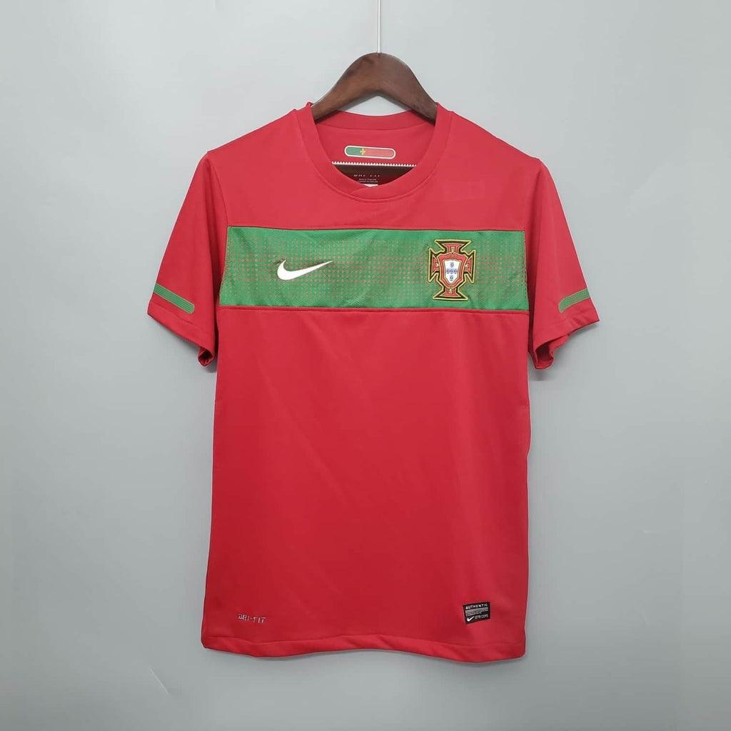 Camisa Portugal Retrô 2010 Vermelha e Verde - Nike - Loja da Seven Oficial