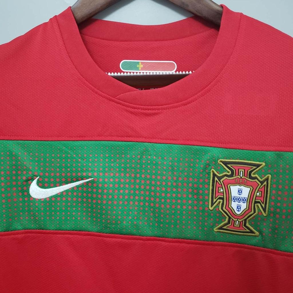 Camisa Portugal Retrô 2010 Vermelha e Verde - Nike - Loja da Seven Oficial