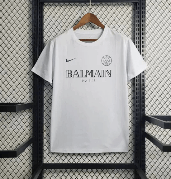 Camisa PSG 23/24 Lançamento Edição Especial Balmain Paris - Loja da Seven Oficial