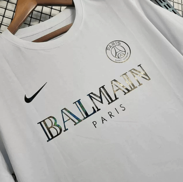 Camisa PSG 23/24 Lançamento Edição Especial Balmain Paris - Loja da Seven Oficial