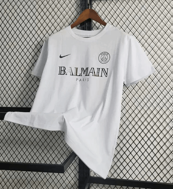 Camisa PSG 23/24 Lançamento Edição Especial Balmain Paris - Loja da Seven Oficial