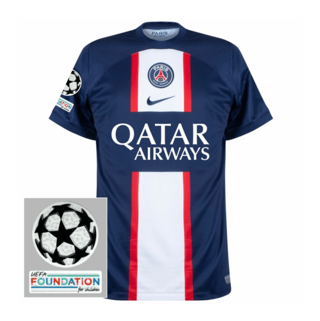 Camisa PSG I [Patch Champions League] 22/23 Nike - Azul - Loja da Seven Oficial