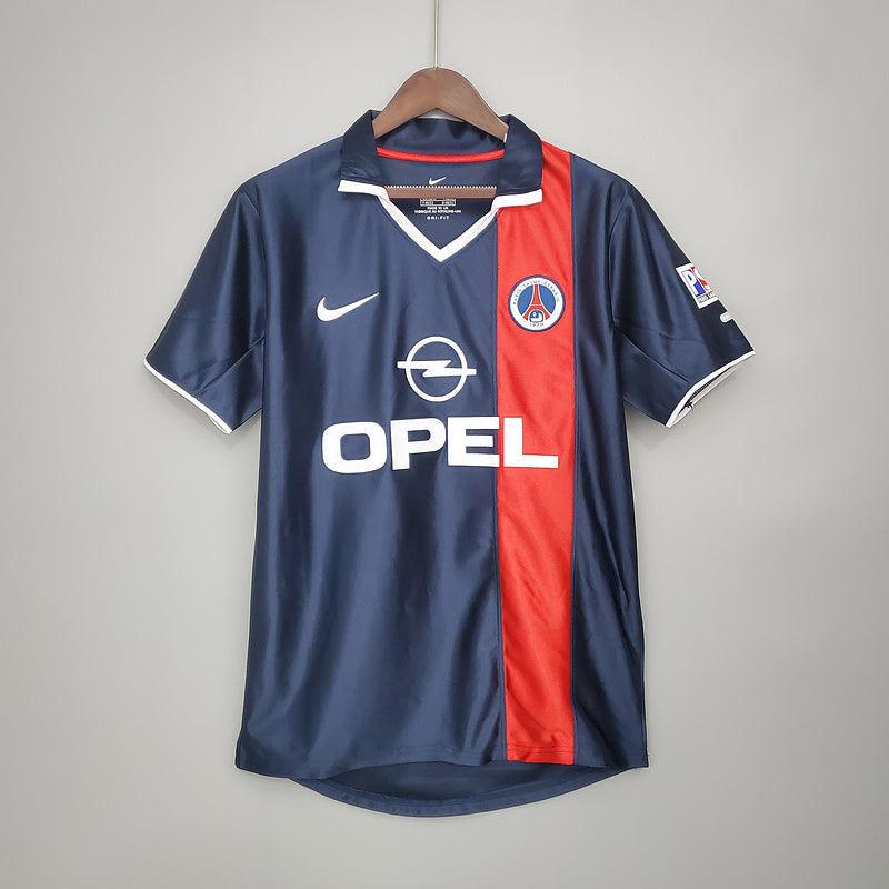 Camisa PSG Retrô 2001/2002 Azul e Vermelha - Nike - Loja da Seven Oficial