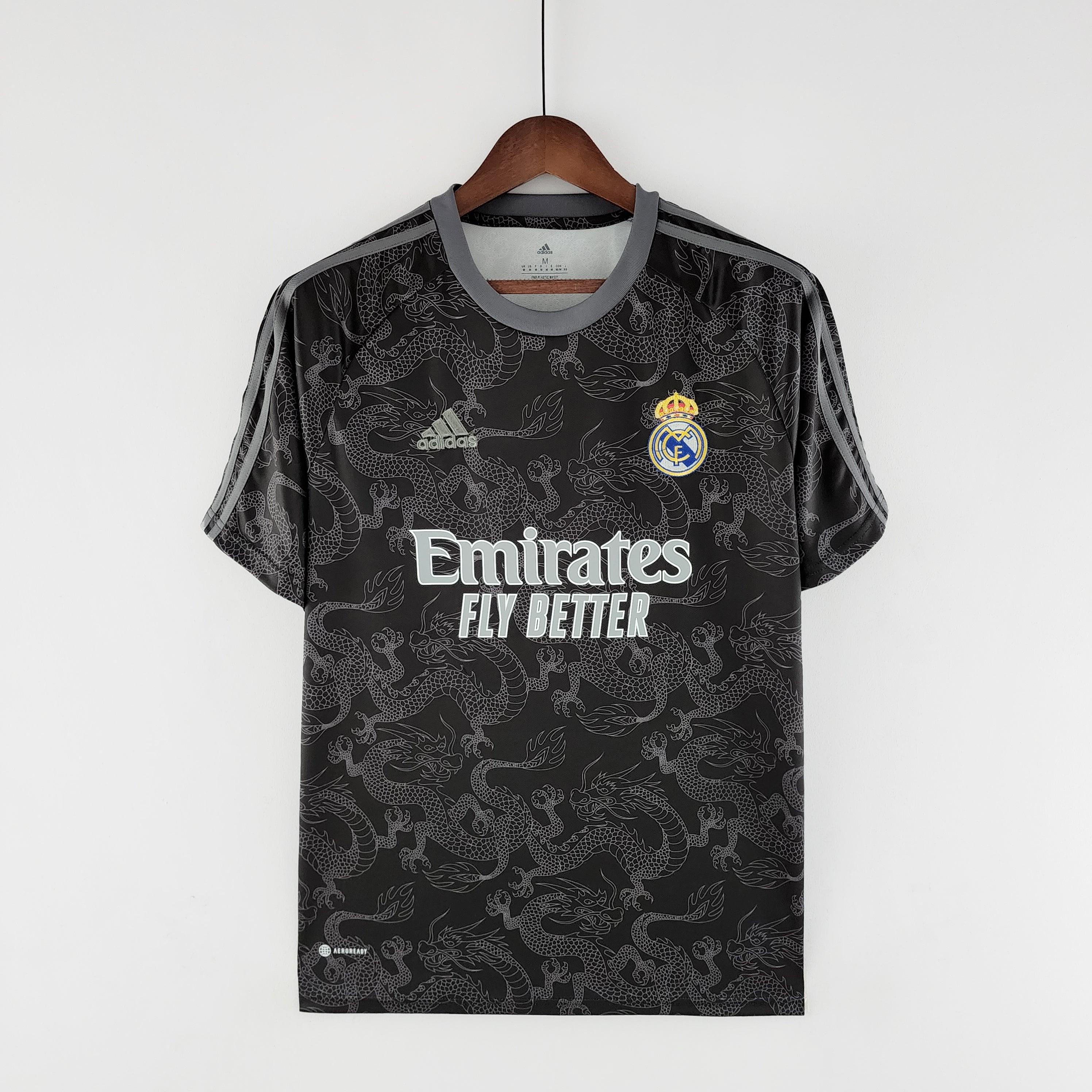 Camisa Real Madrid 22/23 Adidas - Edição Especial Black Dragon - Loja da Seven Oficial