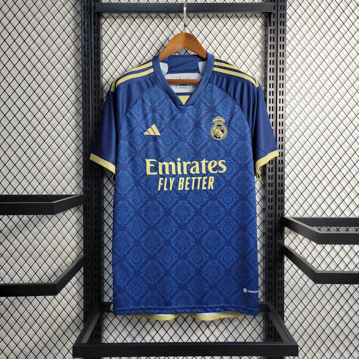 Camisa Real Madrid Azul Royal - 23/24 - Loja da Seven Oficial