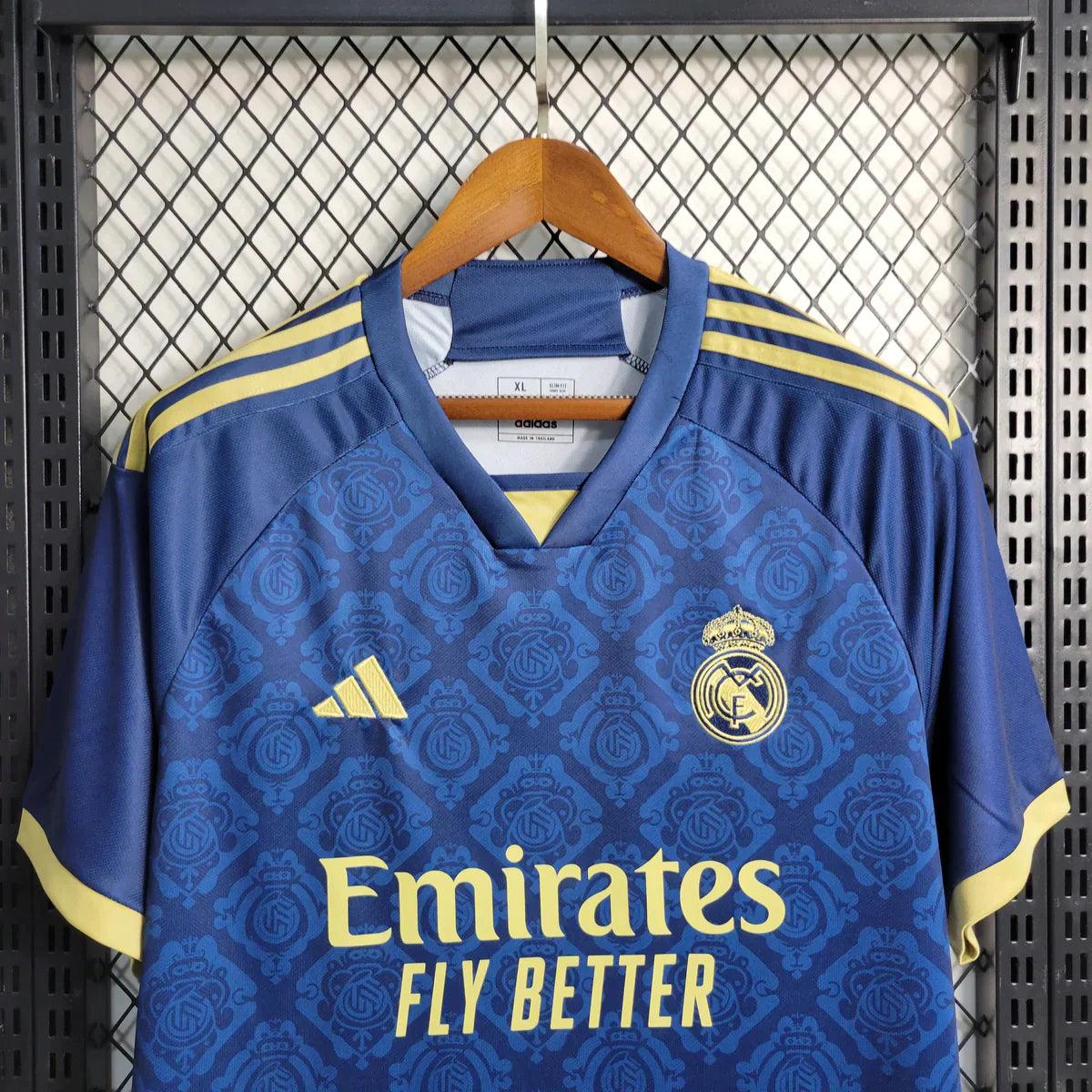 Camisa Real Madrid Azul Royal - 23/24 - Loja da Seven Oficial