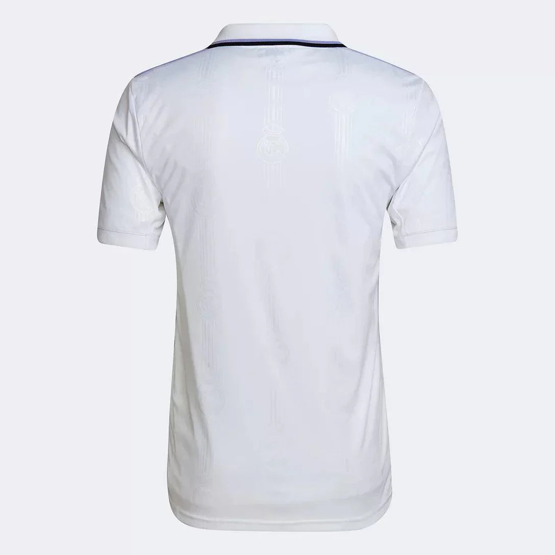 Camisa Real Madrid Home 22/23 s/n° Torcedor Masculino - Branco - Loja da Seven Oficial