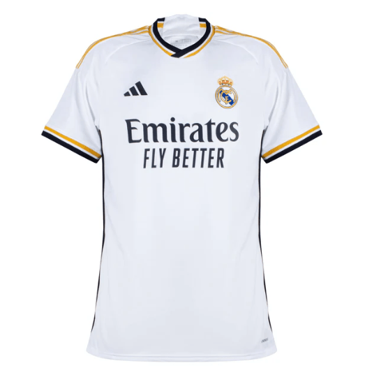 Camisa Real Madrid I 23/24 Branca com personalização incluida "MBAPPÉ 9" - Loja da Seven Oficial