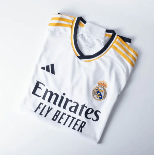 Camisa Real Madrid I 23/24 Branca com personalização incluida "MBAPPÉ 9" - Loja da Seven Oficial