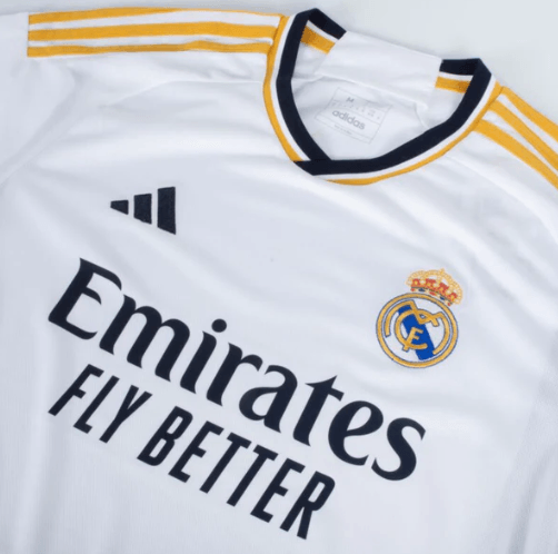 Camisa Real Madrid I 23/24 Branca com personalização incluida "MBAPPÉ 9" - Loja da Seven Oficial