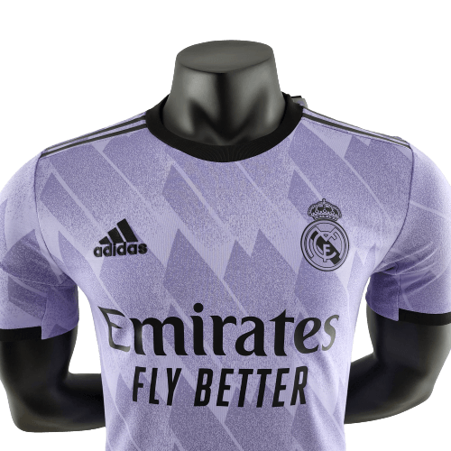 Camisa Real Madrid II 22/23 - Roxa - Adidas - Masculino Jogador - Loja da Seven Oficial