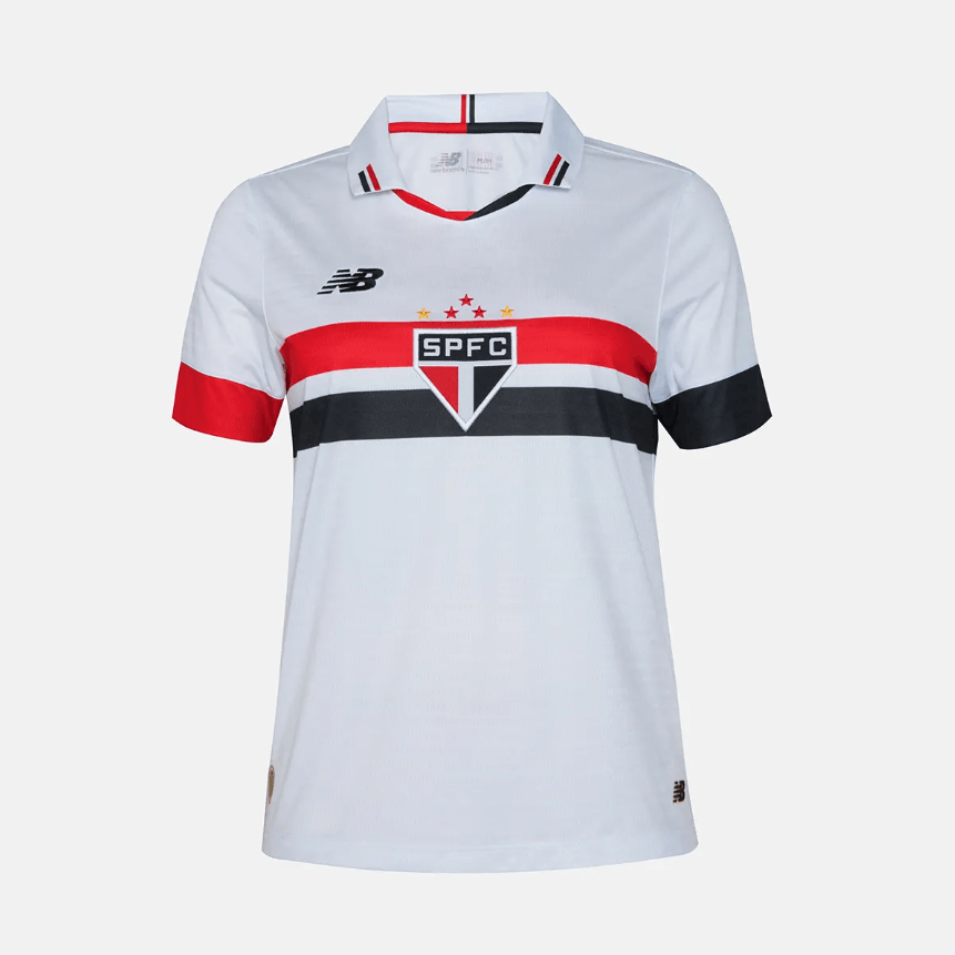 Camisa São Paulo 24/25 Adidas - Branca feminina - Loja da Seven Oficial