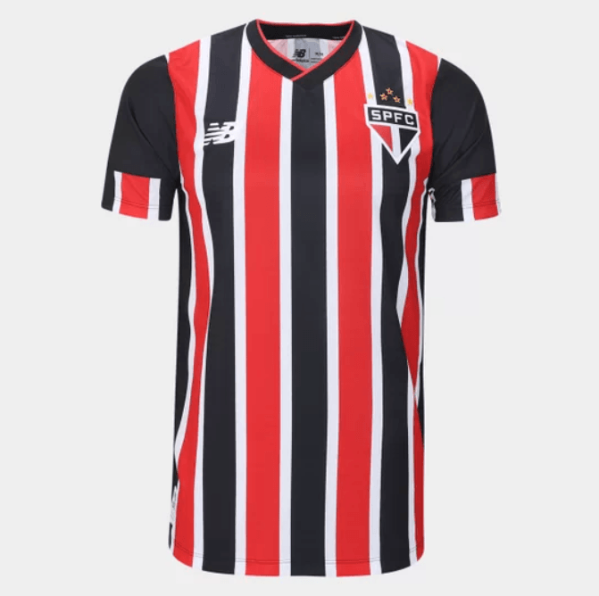 Camisa São Paulo I 24/25 Adidas - Vermelha e preta - Loja da Seven Oficial