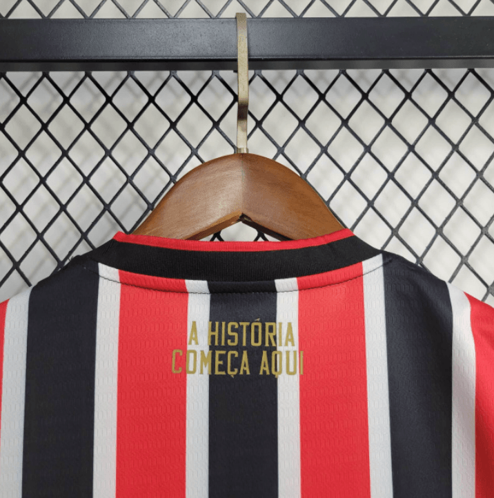 Camisa São Paulo I 24/25 Adidas - Vermelha e preta - Loja da Seven Oficial