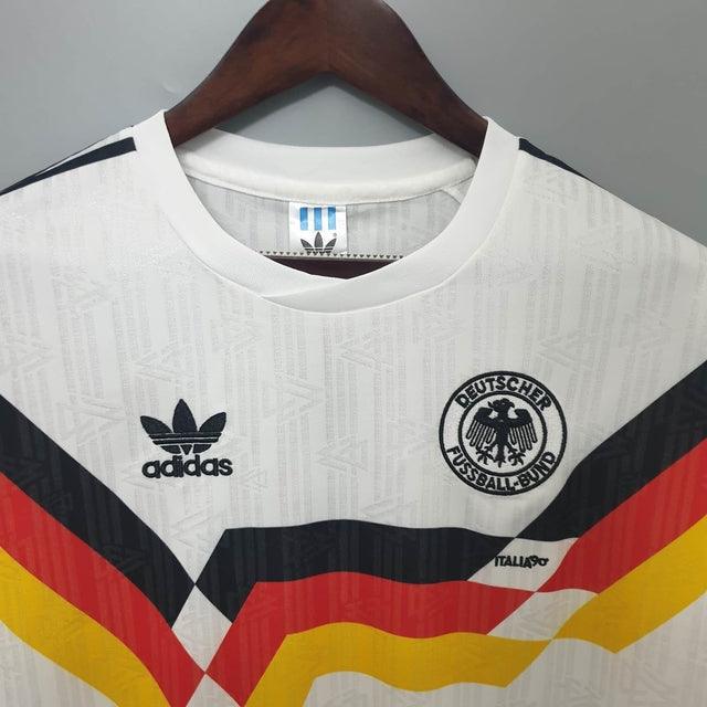 Camisa Seleção Alemanha Retrô 1990 Branca - Adidas - Loja da Seven Oficial