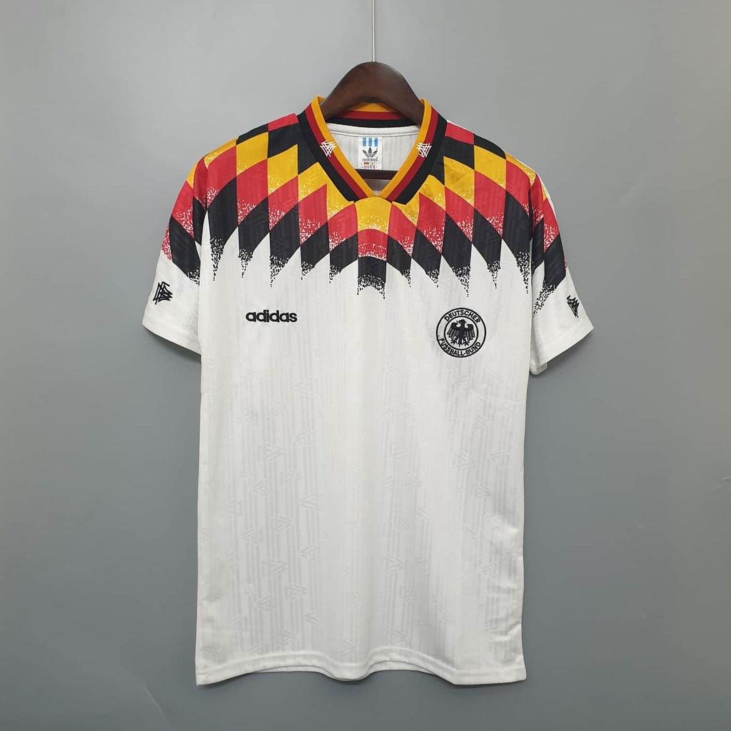 Camisa Seleção Alemanha Retrô 1994 Branca - Adidas - Loja da Seven Oficial