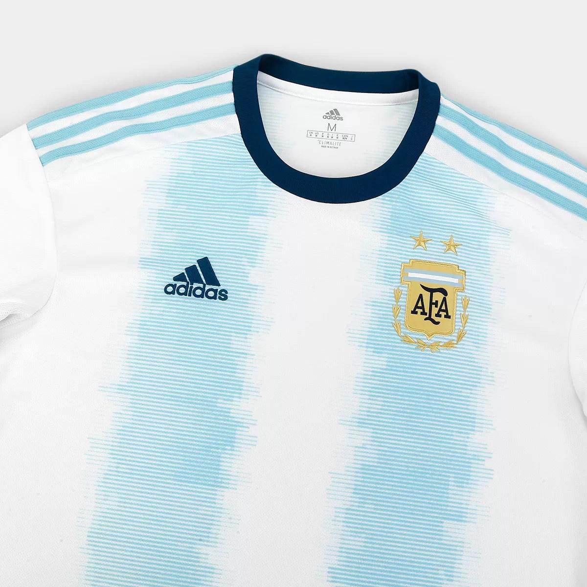 Camisa Seleção Argentina 19/20 Adidas - Azul e Branca - Loja da Seven Oficial