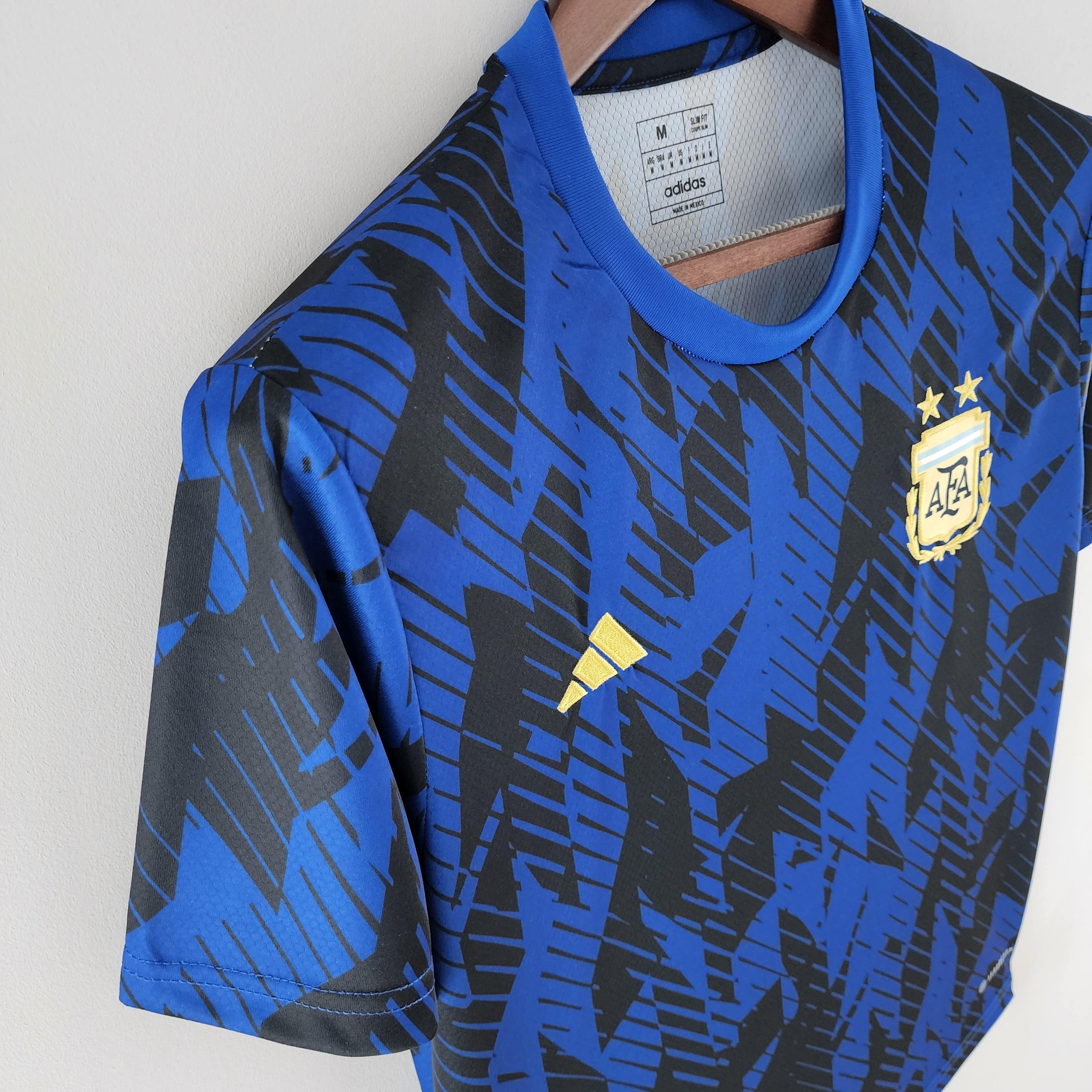 Camisa Seleção Argentina II 22 Adidas - Azul Escuro - Loja da Seven Oficial