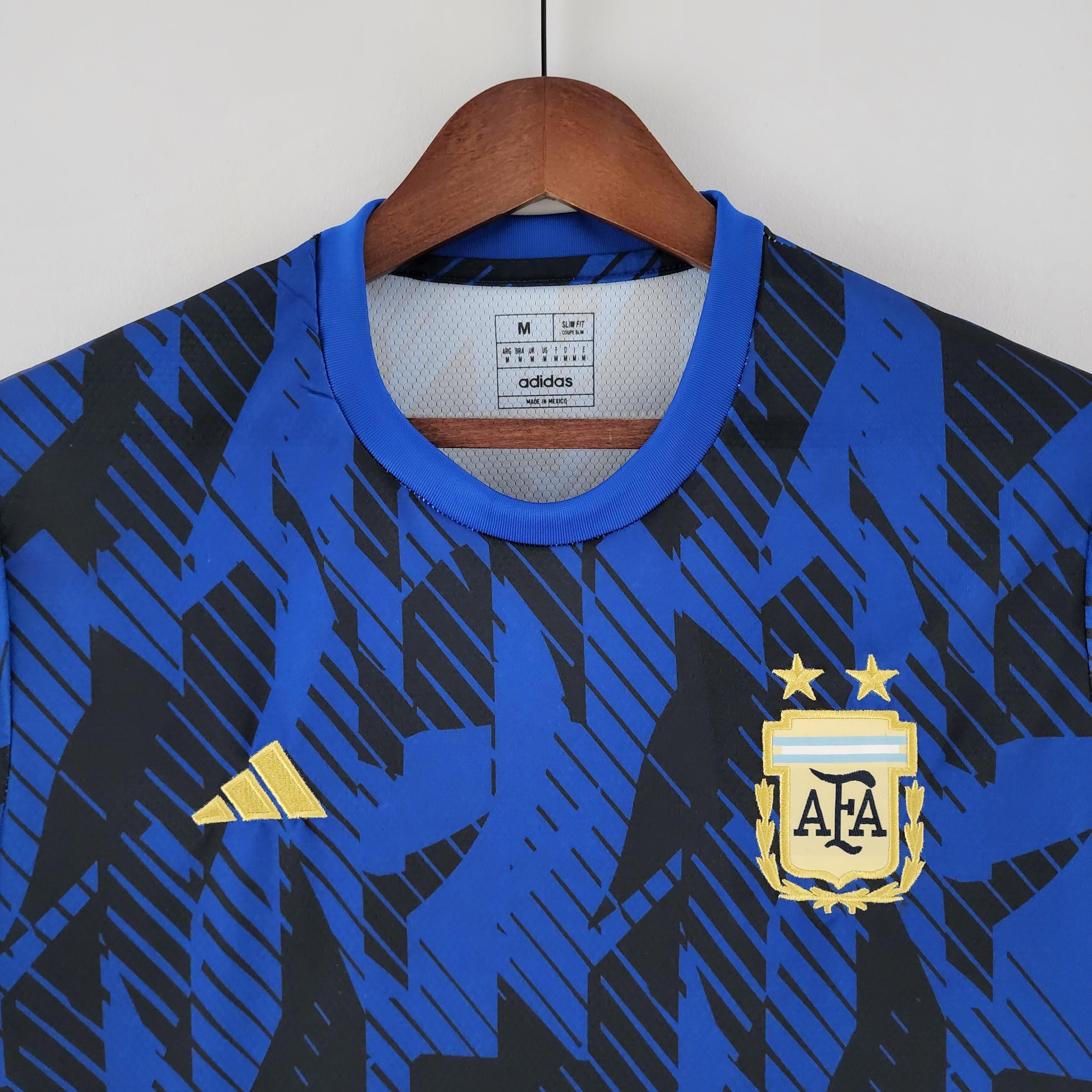 Camisa Seleção Argentina II 22 Adidas - Azul Escuro - Loja da Seven Oficial