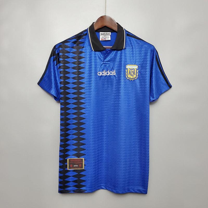 Camisa Seleção Argentina Retrô 1994 Azul - Adidas - Loja da Seven Oficial