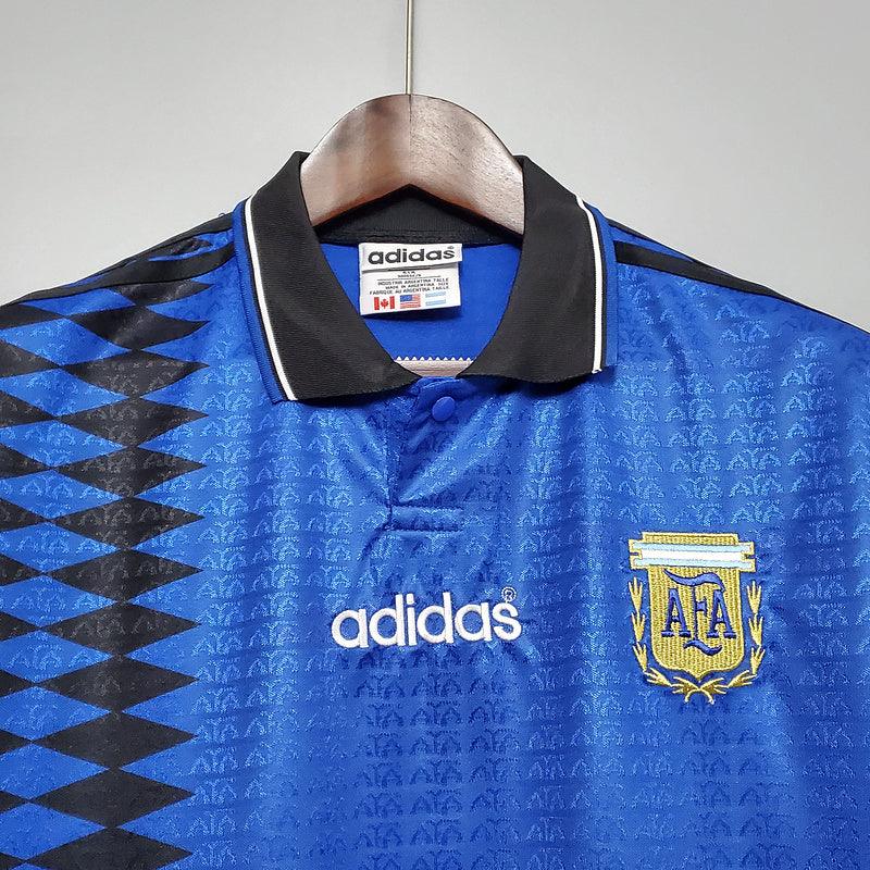 Camisa Seleção Argentina Retrô 1994 Azul - Adidas - Loja da Seven Oficial