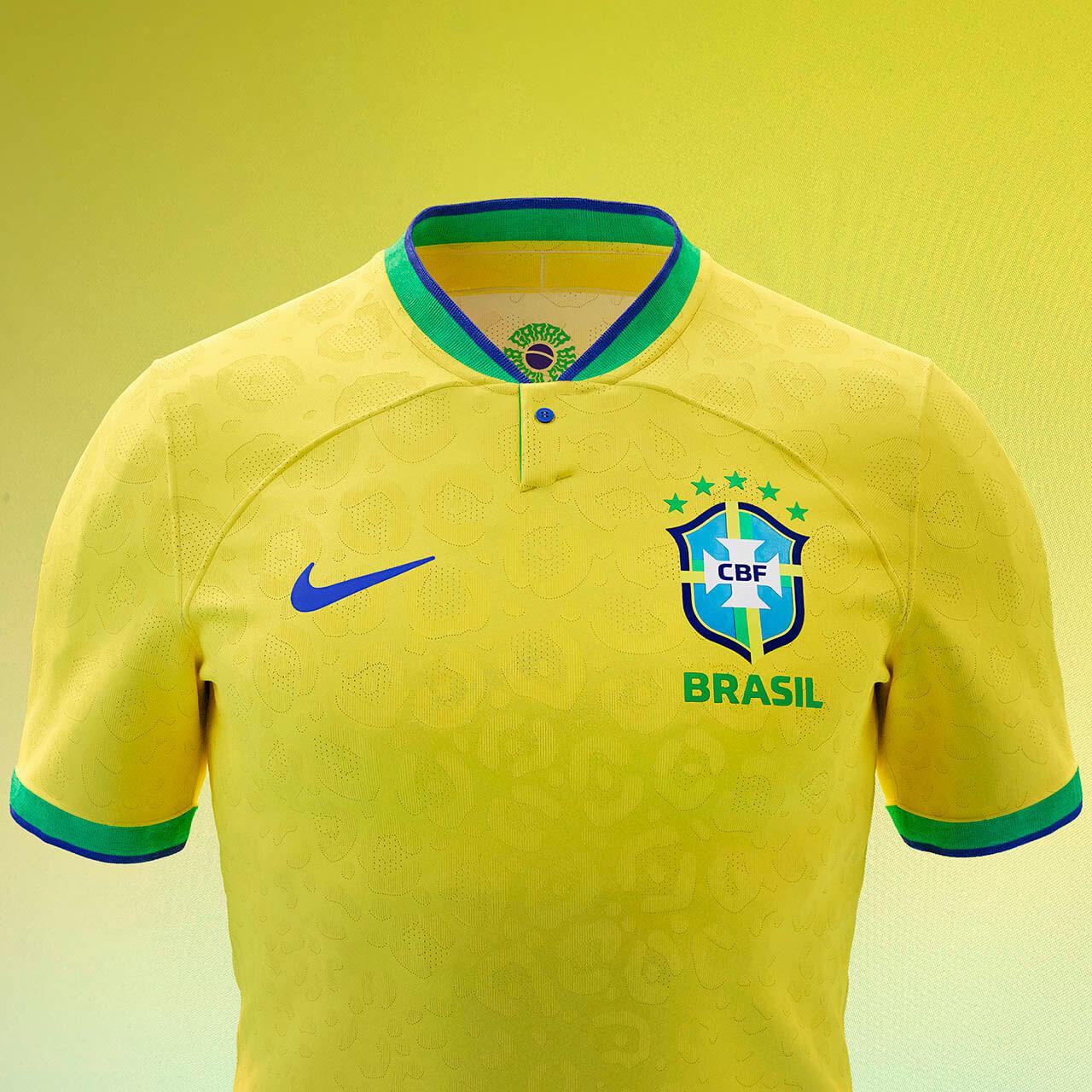 Camisa Seleção Brasil 22/23 Nike - Amarelo - Loja da Seven Oficial