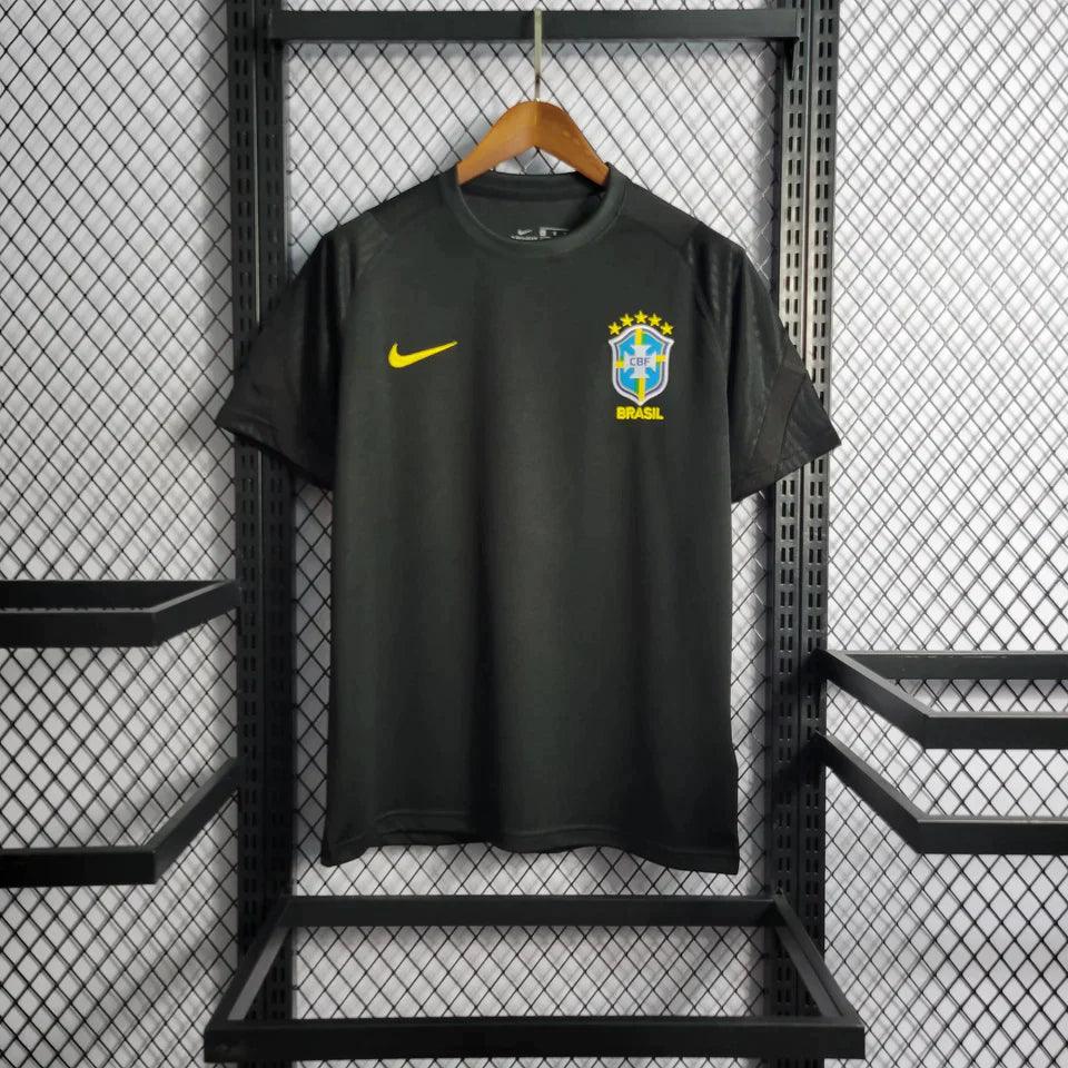 Camisa Seleção Brasil Comissão Técnica Nike - Preta - Loja da Seven Oficial