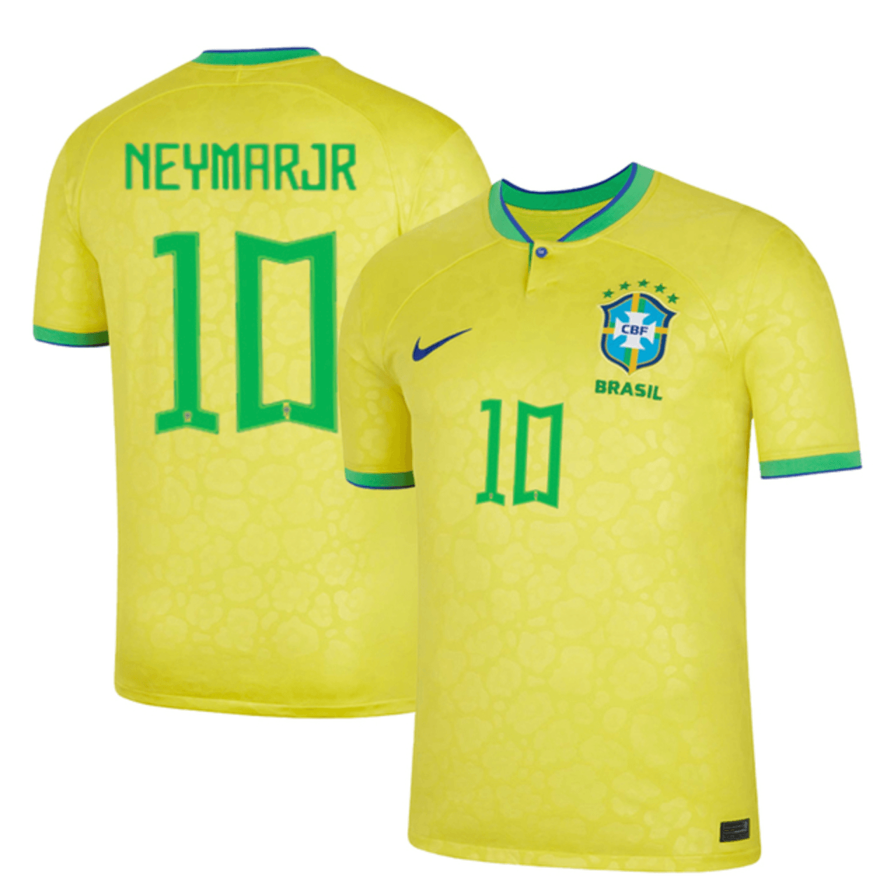 Camisa Seleção Brasil I 22/23 Nike - Amarelo - Neymar Jr #10 - Loja da Seven Oficial