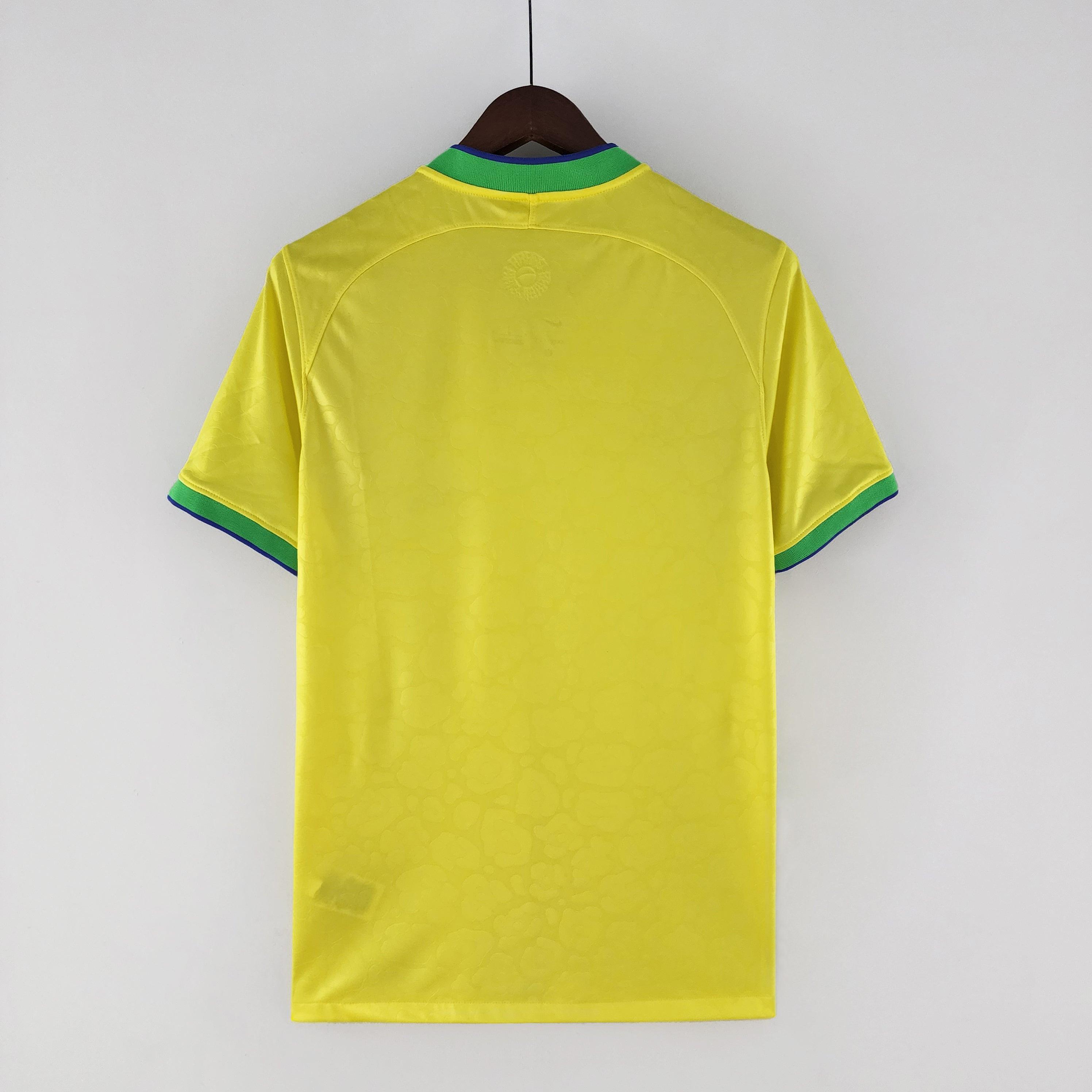 Camisa Seleção Brasil I [Com Patch] 22/23 Nike - Amarelo - Loja da Seven Oficial