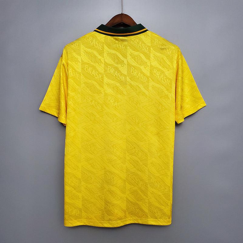 Camisa Seleção Brasileira Retrô 1991/1993 Amarela - Umbro - Loja da Seven Oficial