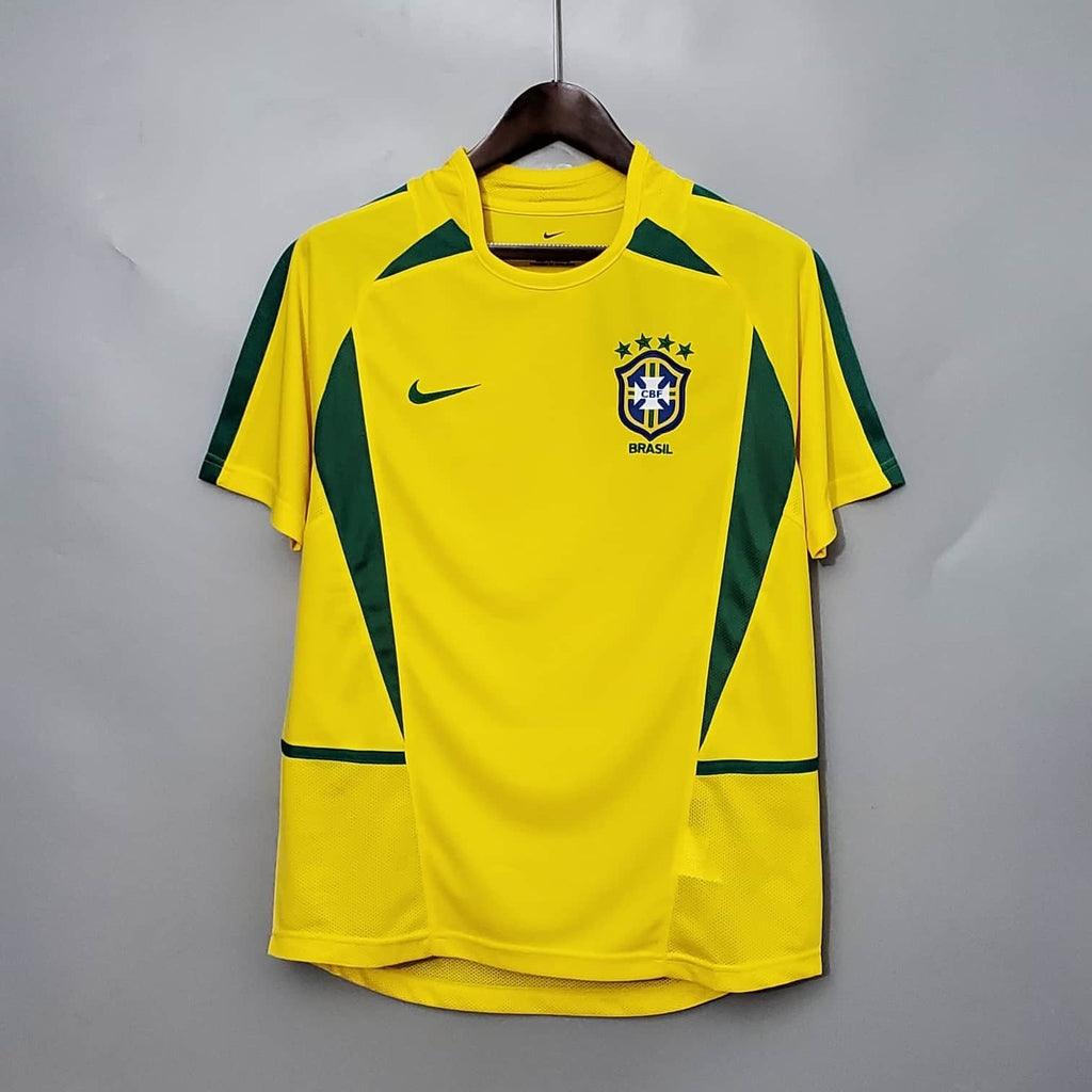 Camisa Seleção Brasileira Retrô 2002 Amarela - Nike - Loja da Seven Oficial