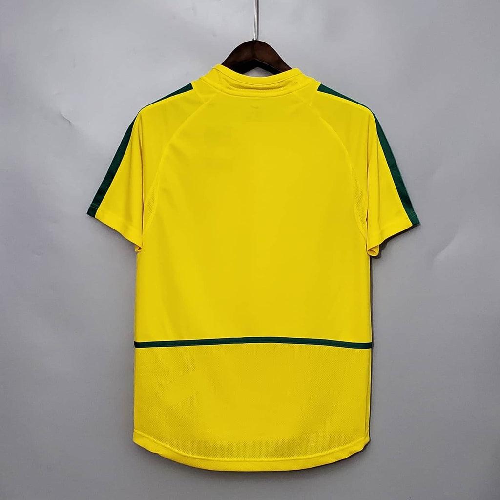 Camisa Seleção Brasileira Retrô 2002 Amarela - Nike - Loja da Seven Oficial