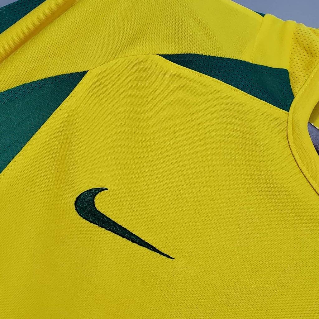 Camisa Seleção Brasileira Retrô 2002 Amarela - Nike - Loja da Seven Oficial