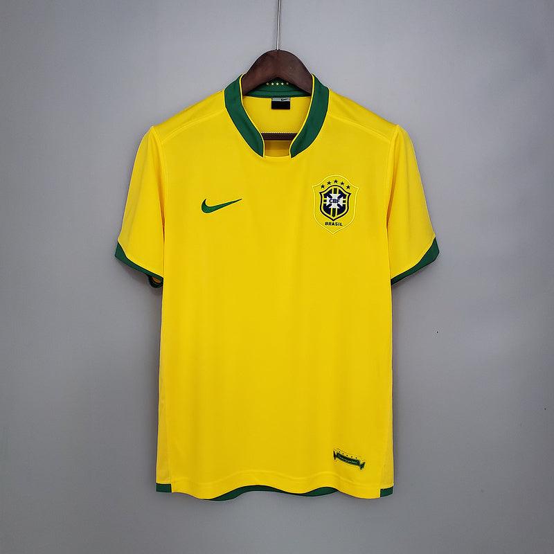 Camisa Seleção Brasileira Retrô 2006 Amarela - Nike - Loja da Seven Oficial