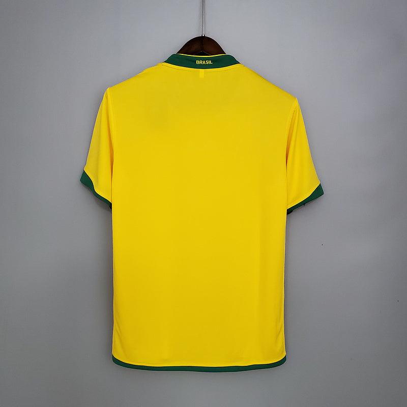 Camisa Seleção Brasileira Retrô 2006 Amarela - Nike - Loja da Seven Oficial