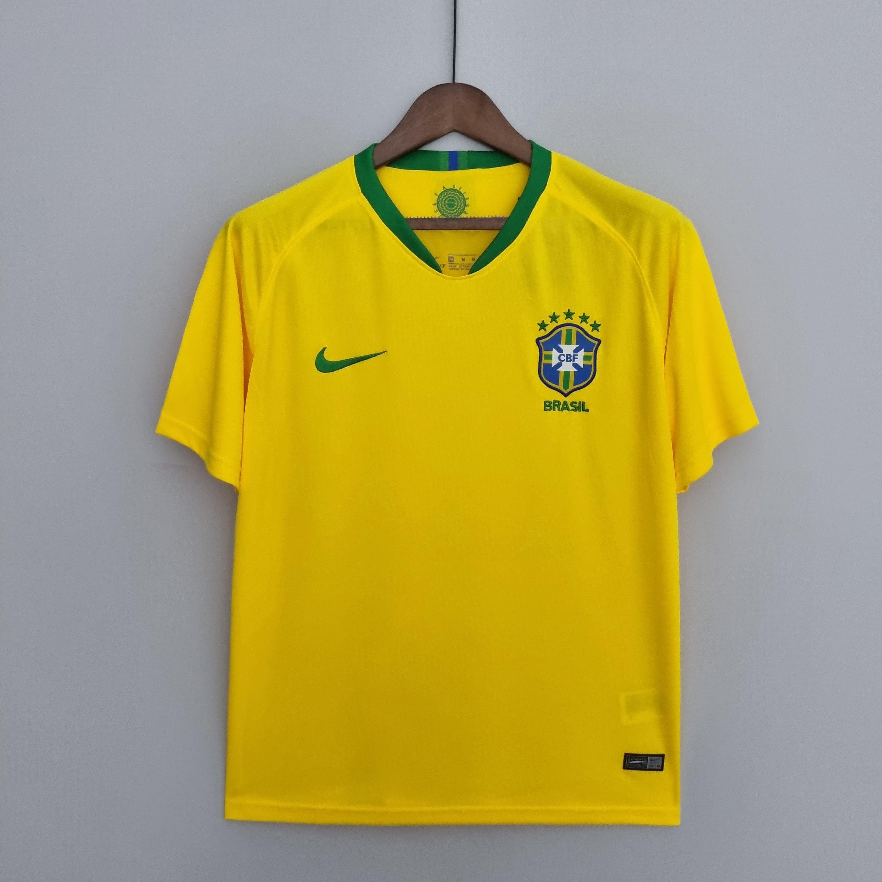 Camisa Seleção Brasileira Retrô 2008 Amarela - Nike - Loja da Seven Oficial