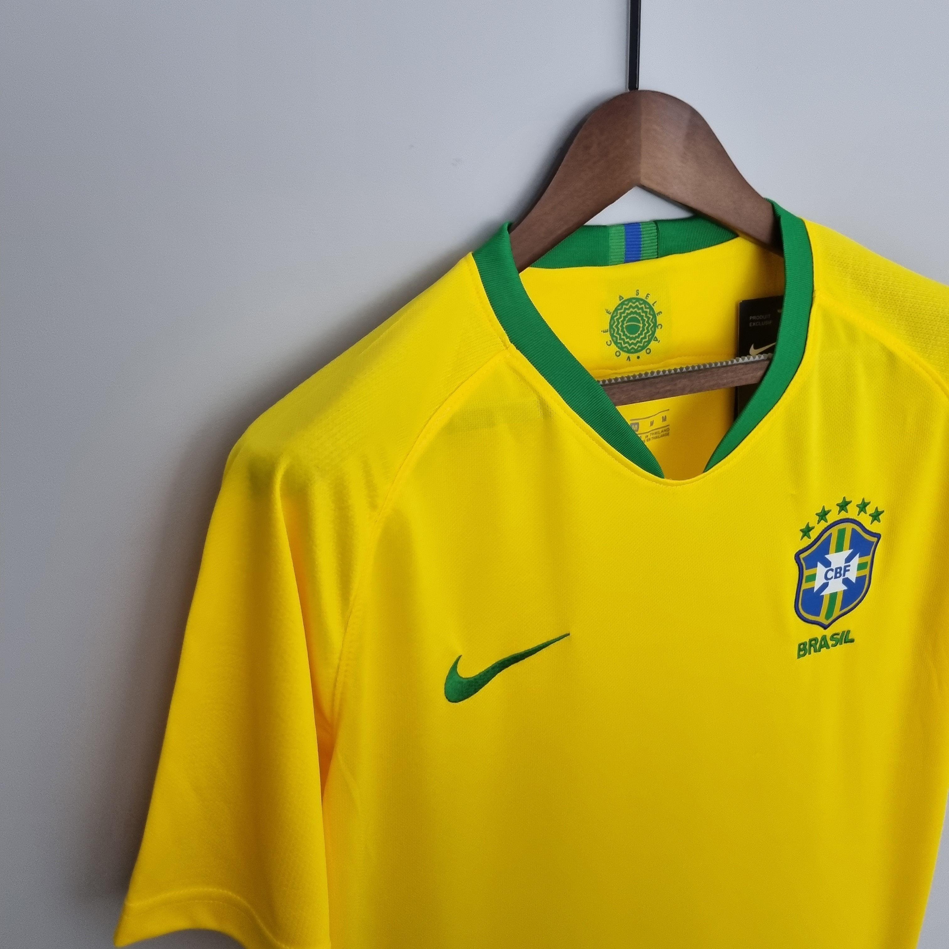 Camisa Seleção Brasileira Retrô 2008 Amarela - Nike - Loja da Seven Oficial