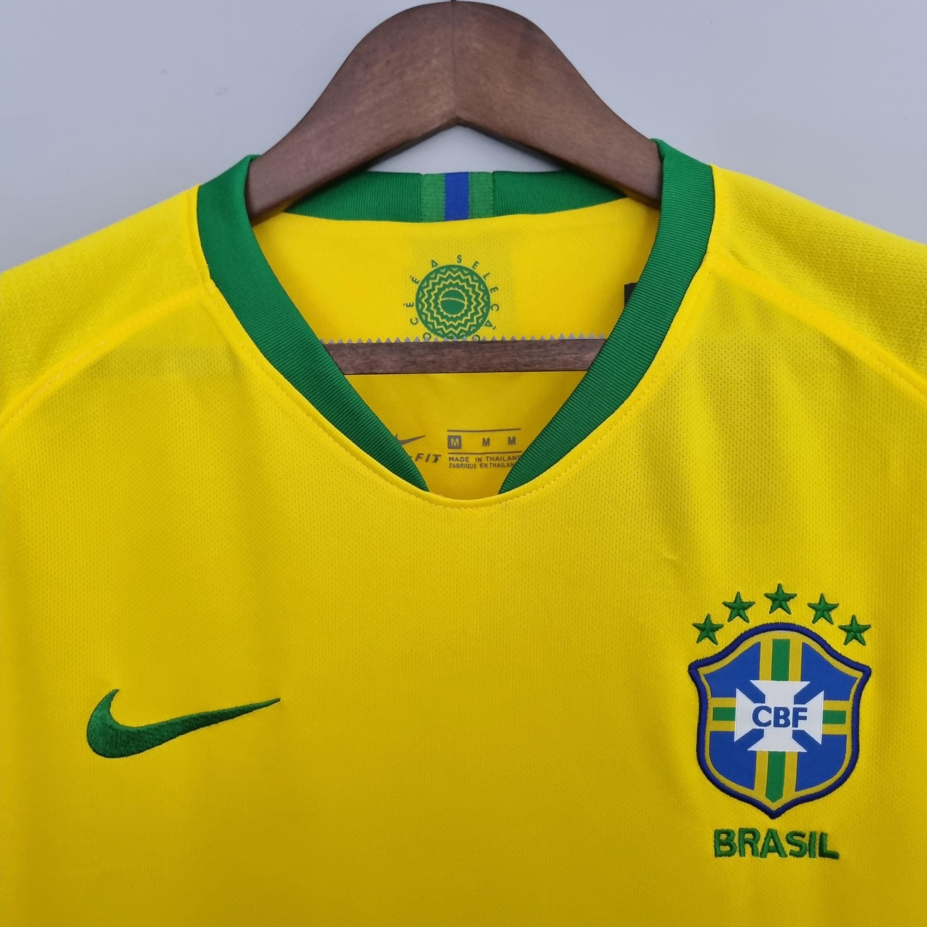 Camisa Seleção Brasileira Retrô 2008 Amarela - Nike - Loja da Seven Oficial