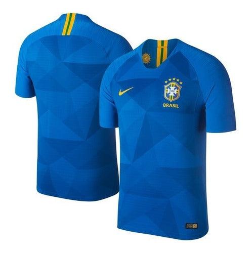 Camisa Seleção Brasileira Retrô 2018 Azul - Nike - Loja da Seven Oficial