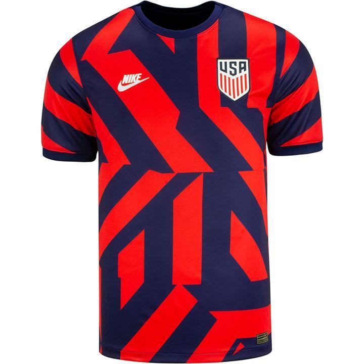 Camisa Seleção Estados Unidos II 22/23 Nike - Azul e Vermelho - Loja da Seven Oficial